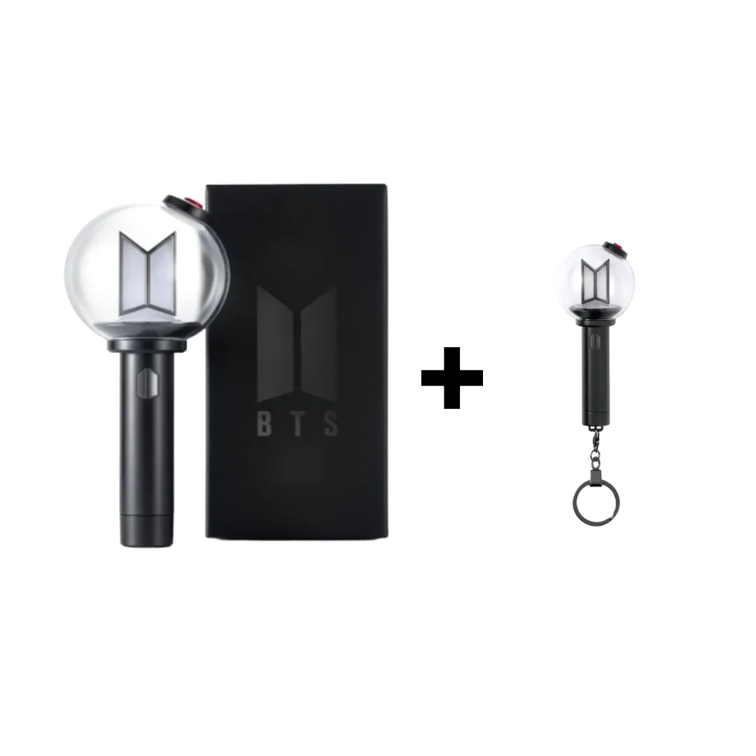 BTS - OFFICIAL LIGHT STICK VER.4 + LIGHT STICK VER.4 KEYRING BUNDLE