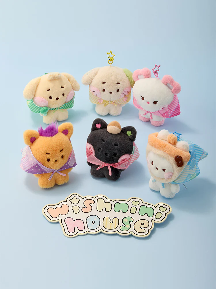 NCT WISH - WISHININI HOUSE SCARF PLUSH KEYRING