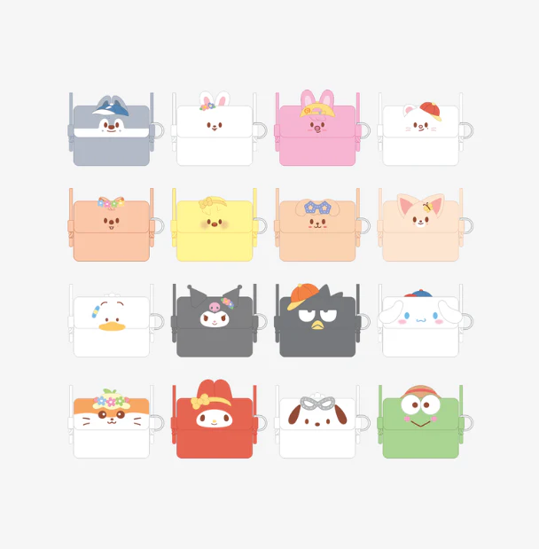 STRAY KIDS - SKZOO X SANRIO CHARACTERS OFFICIAL MD CARD WALLET CROSS BAG